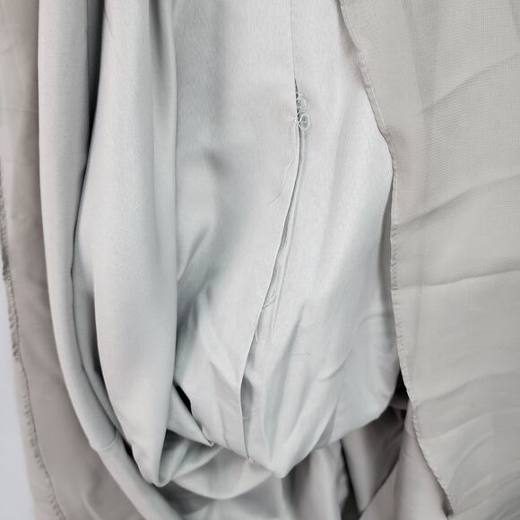 LanTing Bride Gray Halter Dress Small Lined Bridesmaid Prom Cocktail Formal READ - Picture 15 of 16